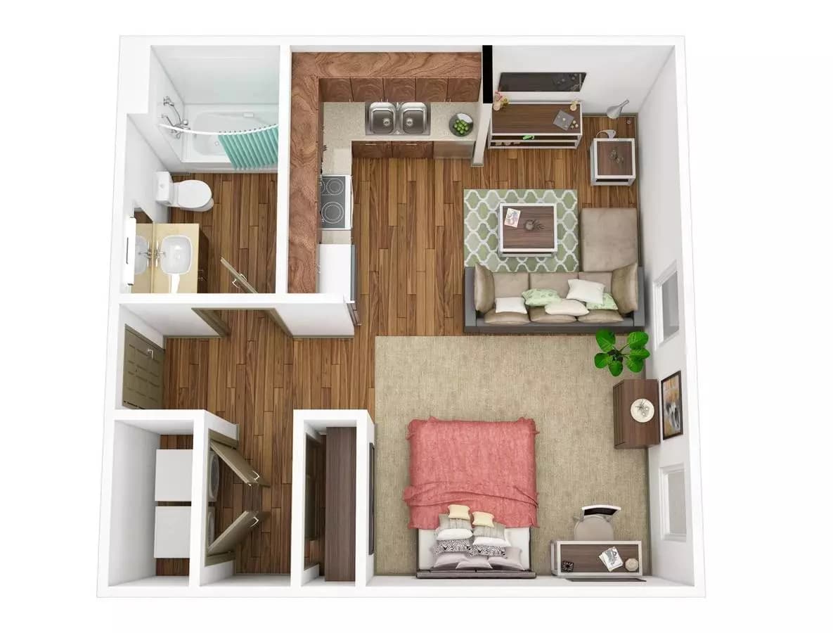 Studio - Platinum Standard floor plan