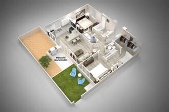 Sunset 1050 floor plan