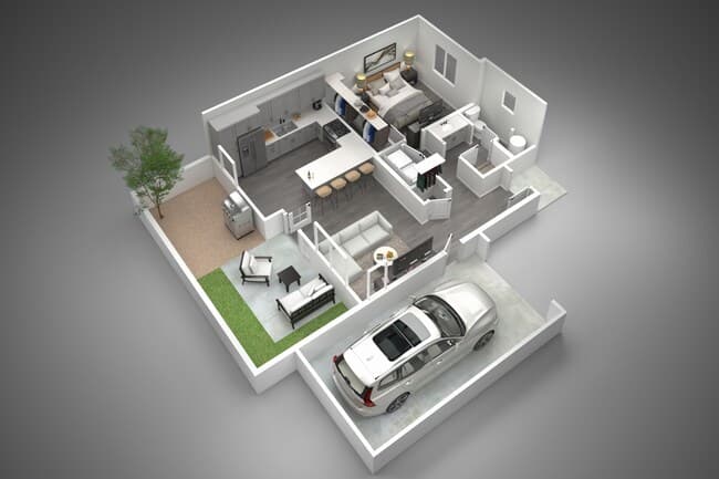 1G 293 floor plan