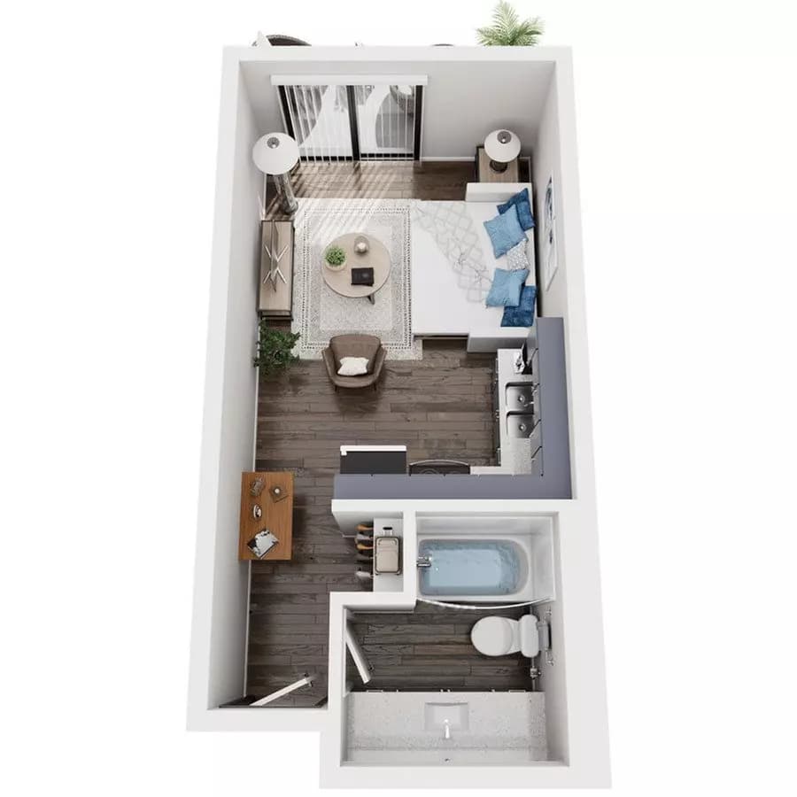 Unit 105 105 floor plan