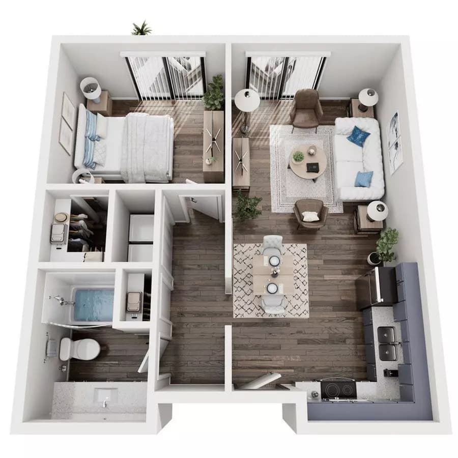A1 313 floor plan