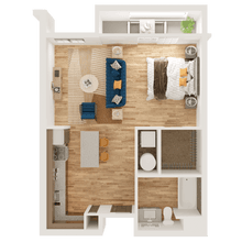 Studio • 1 Bath 372 floor plan