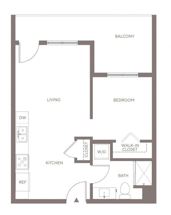 A2 - Flats 1220 floor plan
