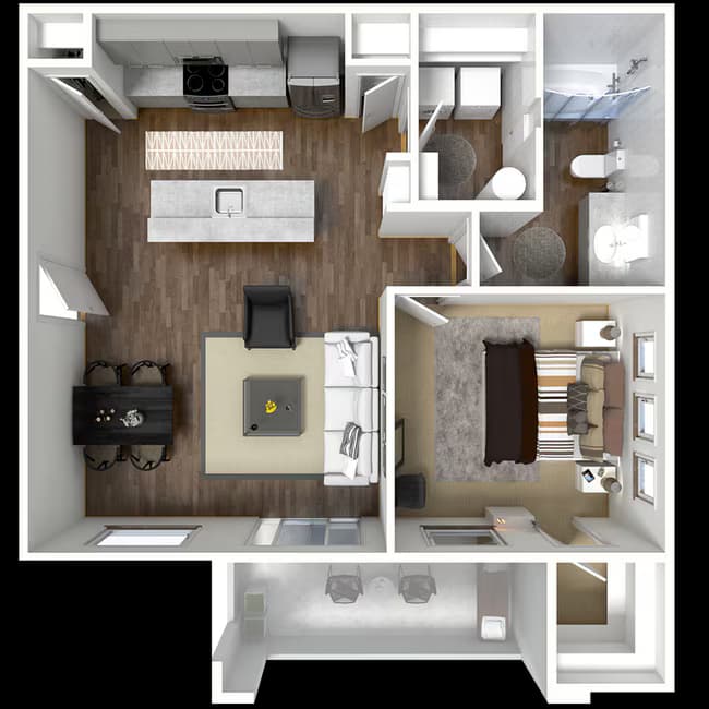 Cobalt 2-207 floor plan