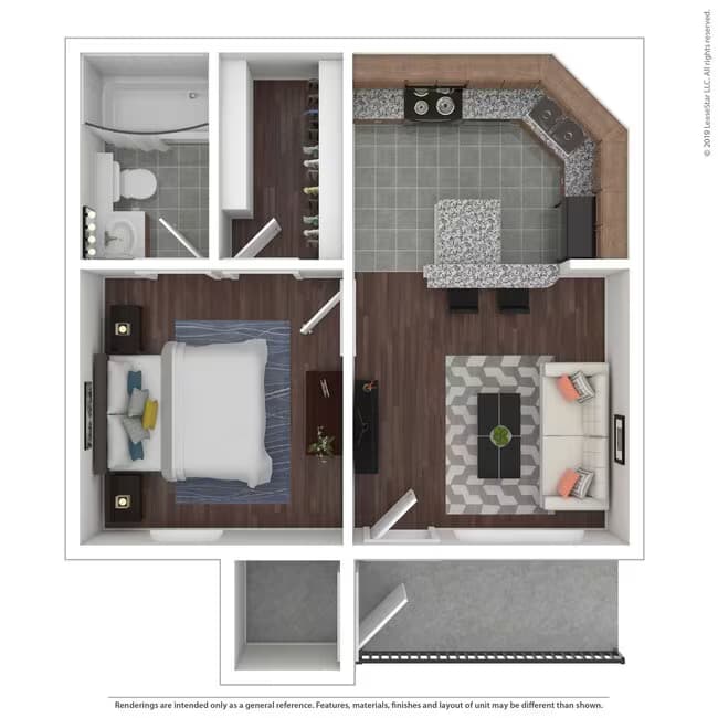 A1 1074 floor plan