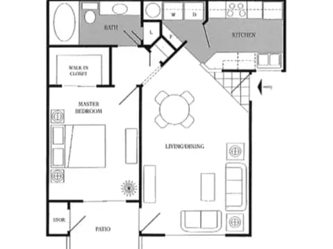 A1U 1031 floor plan