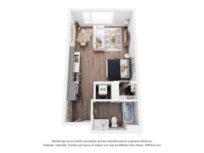 Unit 429 625 floor plan