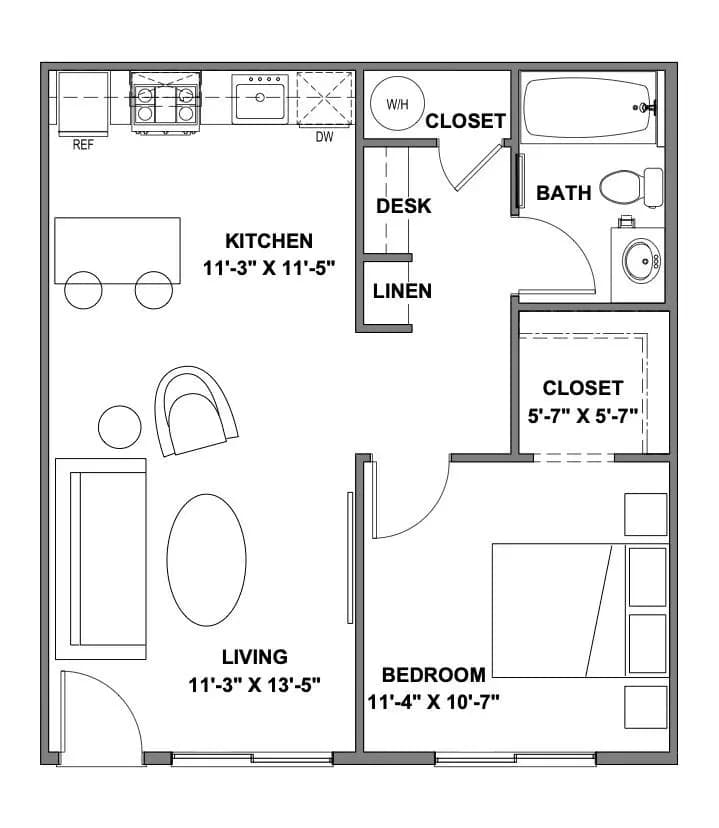 Unit 211 211 floor plan