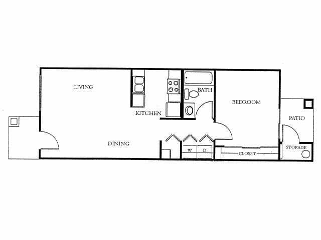 Unit 061034A 261180A floor plan