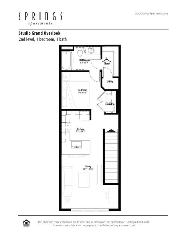Studio Grand Overlook 2082 floor plan