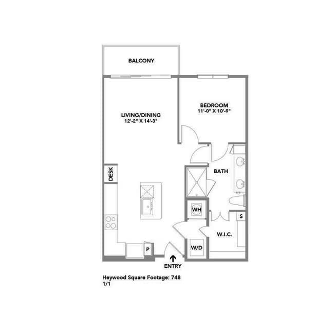 Heywood 1060 floor plan