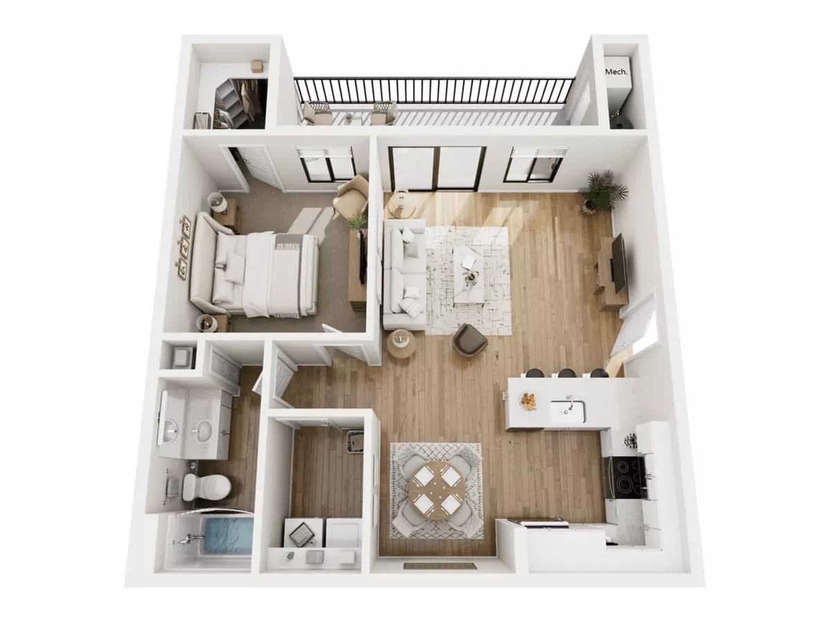 Cambridge 3-1017 floor plan
