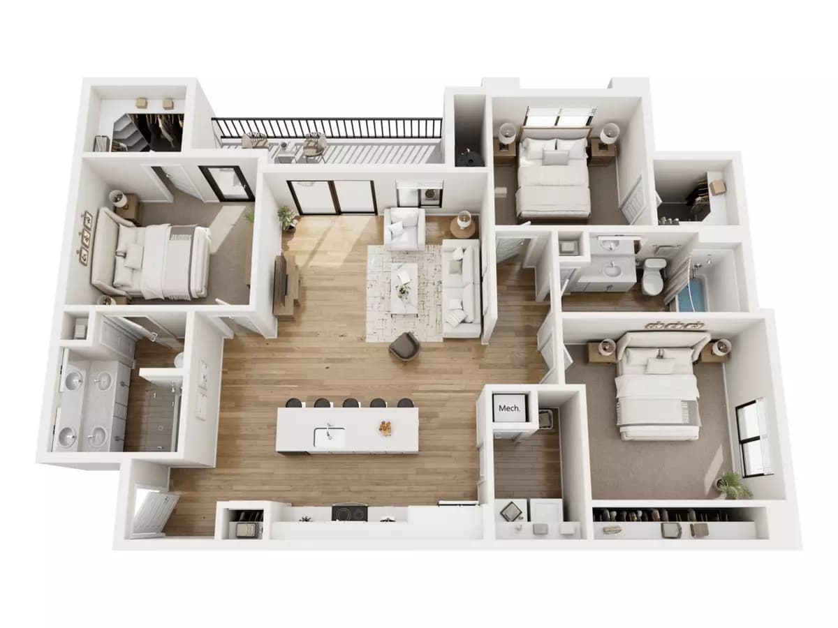 Steel 7-1060A floor plan