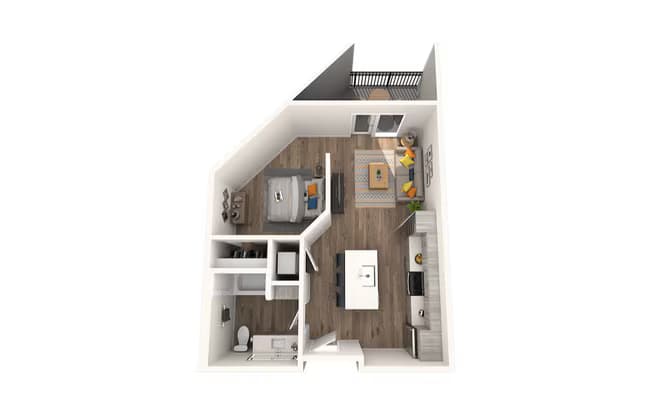 Studio • 1 Bath 3003 floor plan