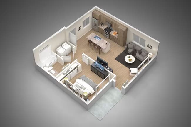A 6025 floor plan