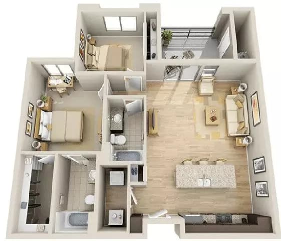 Unit 1023 1023 floor plan