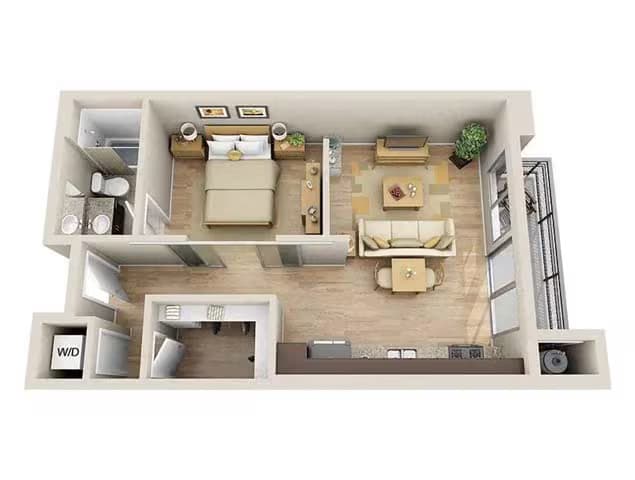 Unit 1039 2038 floor plan