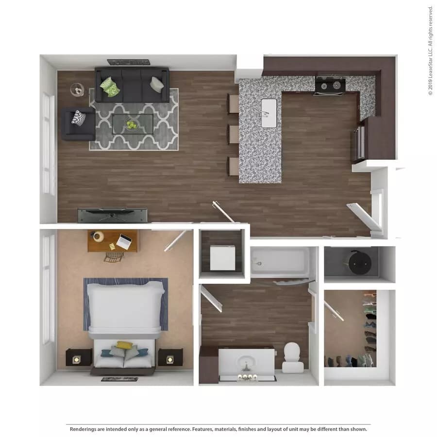 A1 Private floor plan