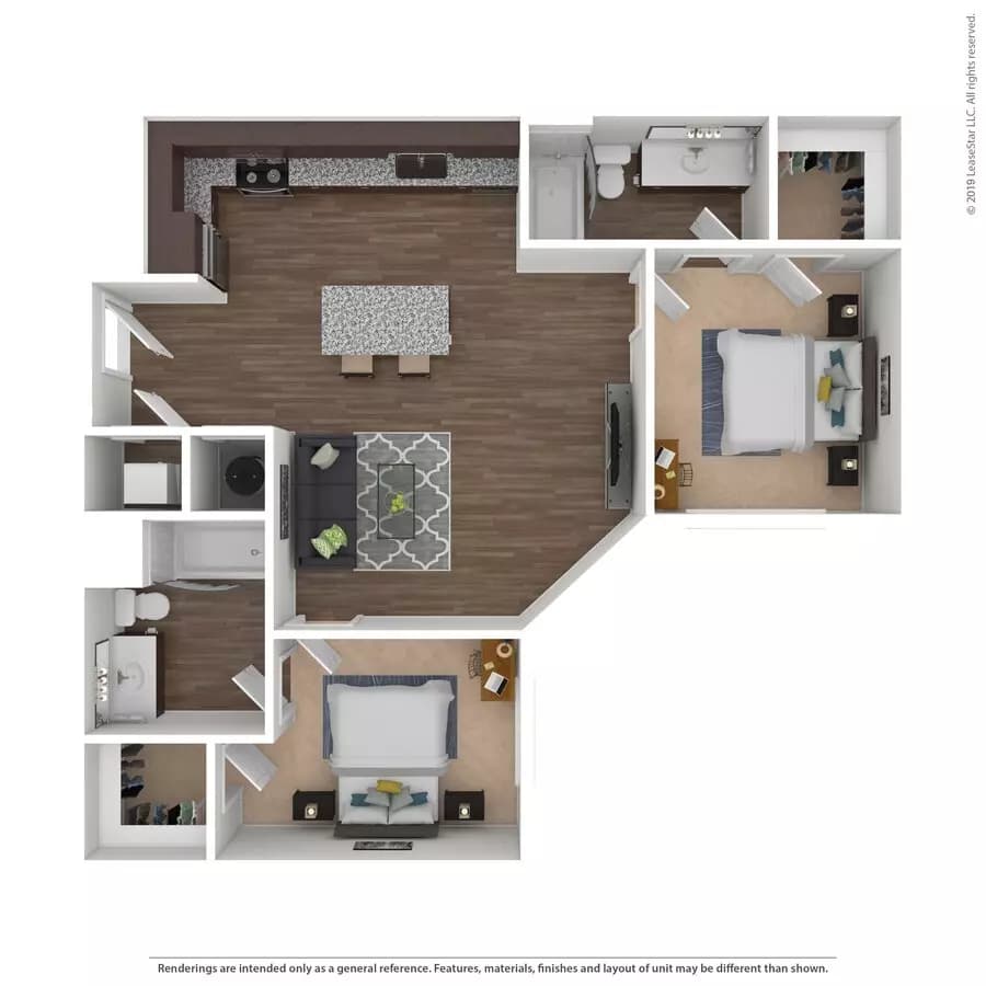 B1 Private floor plan