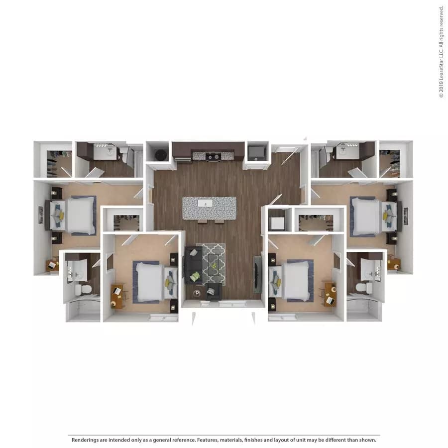 D1 Private floor plan