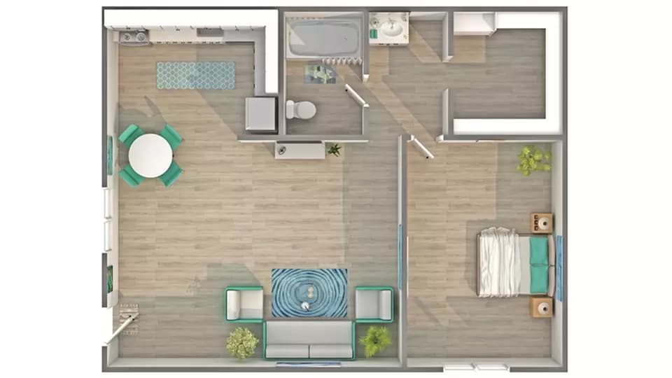 Chicago E-204 floor plan