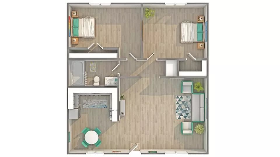 Berlin C-100 floor plan