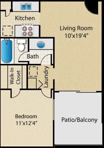 Unit 134 301 floor plan