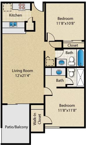The Ironwood 287 floor plan