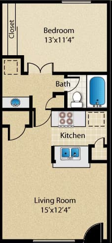 The Mesquite 122 floor plan