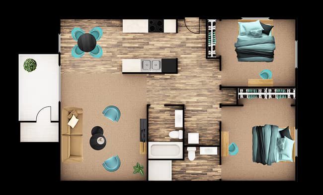 B1 280 floor plan