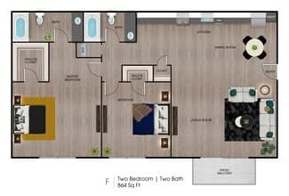 F 164 floor plan