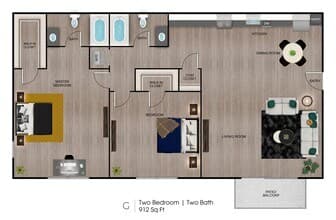 G 368 floor plan