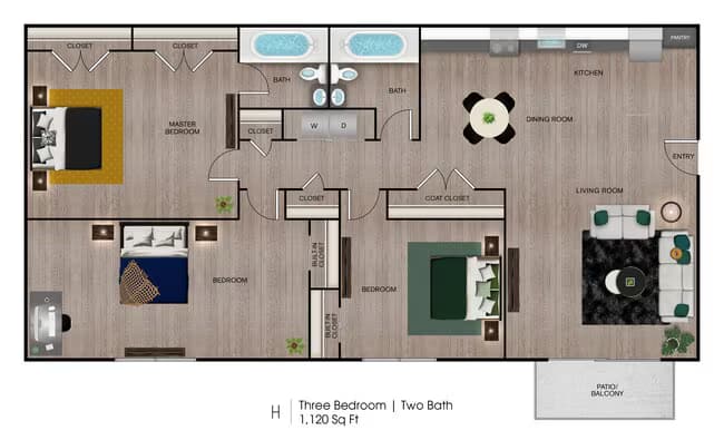 H 205 floor plan