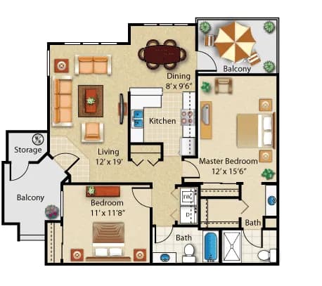 Saguaro 241 floor plan