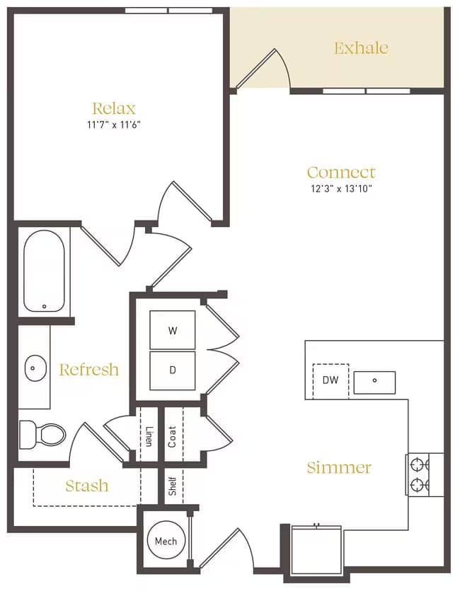 Unit 3086 3086 floor plan