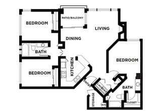 Unit 08-228 08-228 floor plan