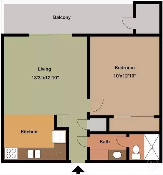 Unit C44 C44 floor plan