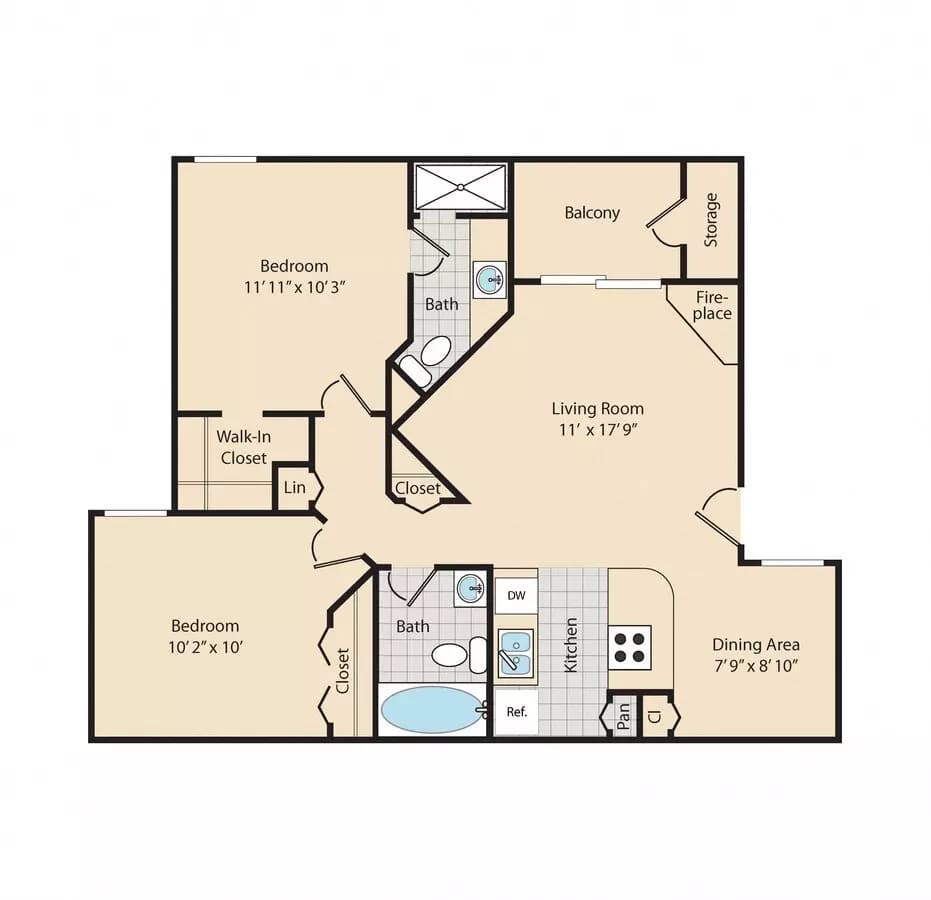 B1 Premier 1044 floor plan