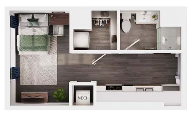 Unit Private Private floor plan