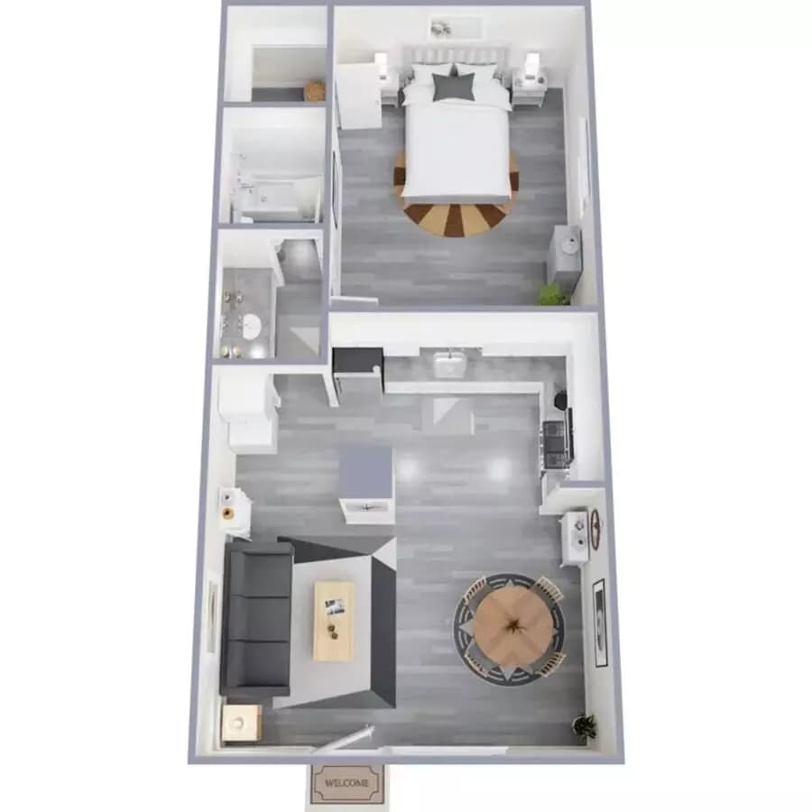 A1 Renovated 029 floor plan