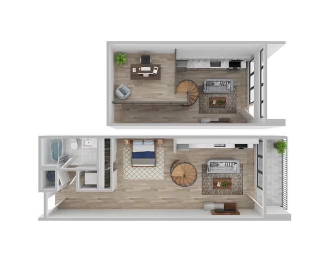 Studio Loft 4068 floor plan