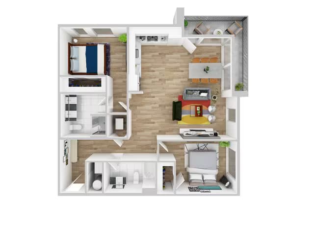 Unit 1048 1048 floor plan