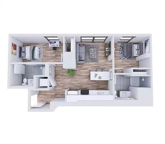 B01 Tower 1012 floor plan