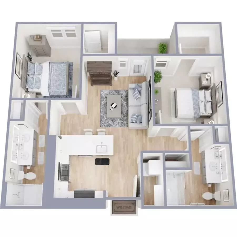 B1 Carter 250 floor plan
