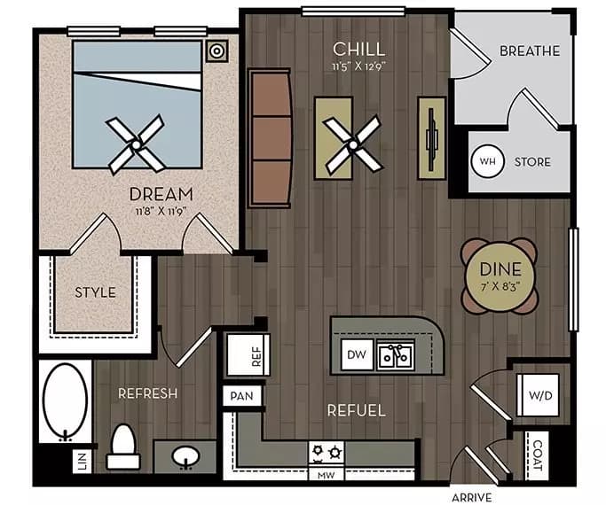 A1 D2006 floor plan