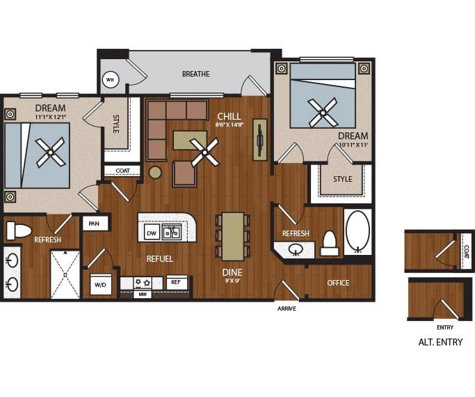 Unit F2008 F2008 floor plan