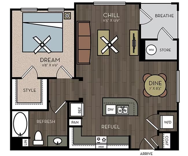 A1 S3008 floor plan