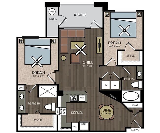 B2 S2003 floor plan
