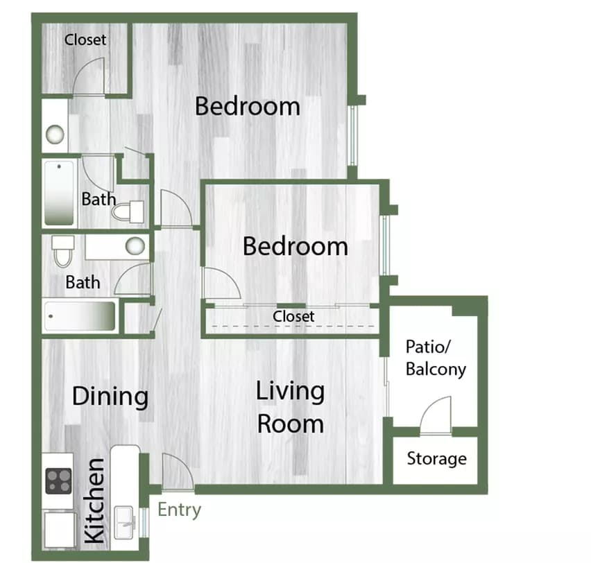 C1R 2-110 floor plan