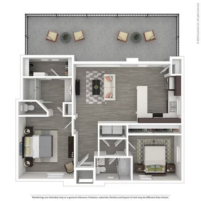 2x2 47 floor plan